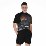 Leiopython Snake Print Men's Rompers