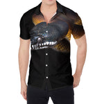 Leiopython Snake Print Men's Shirt