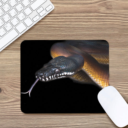Leiopython Snake Print Mouse Pad