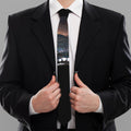 Leiopython Snake Print Necktie