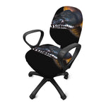 Leiopython Snake Print Office Chair Cover