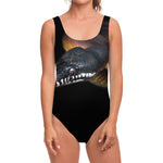 Leiopython Snake Print One Piece Swimsuit