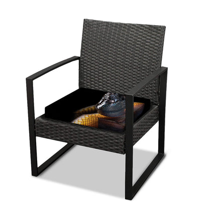 Leiopython Snake Print Outdoor Seat Cushion Cover