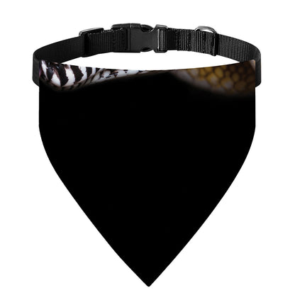 Leiopython Snake Print Over The Collar Dog Bandana