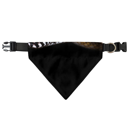 Leiopython Snake Print Over The Collar Dog Bandana