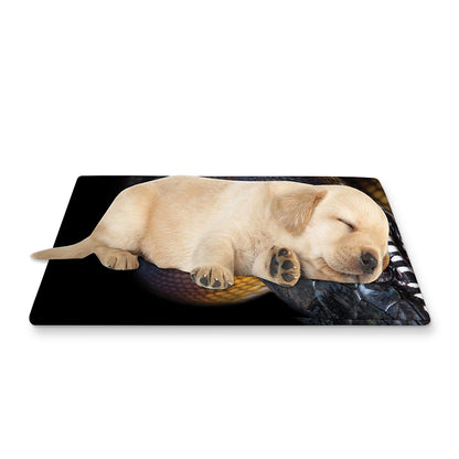 Leiopython Snake Print Pet Cooling Mat Cover