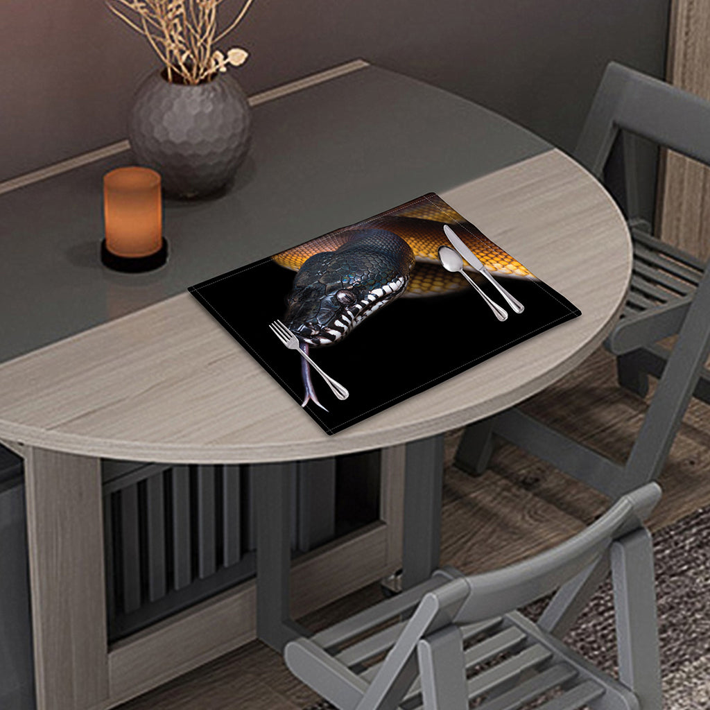 Leiopython Snake Print Placemat