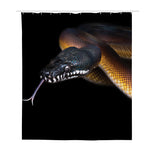 Leiopython Snake Print Polyester Shower Curtain