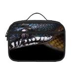 Leiopython Snake Print Portable Lunch Bag