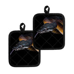 Leiopython Snake Print Pot Holders