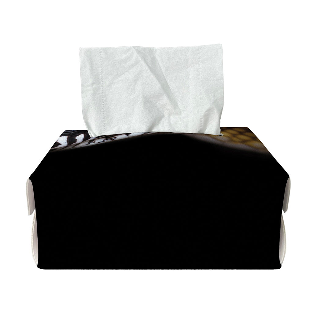 Leiopython Snake Print Rectangle Tissue Box Cover