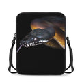 Leiopython Snake Print Rectangular Crossbody Bag