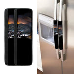 Leiopython Snake Print Refrigerator Handle Covers