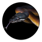 Leiopython Snake Print Round Floor Mat