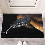 Leiopython Snake Print Rubber Doormat