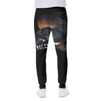 Leiopython Snake Print Scuba Joggers