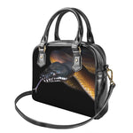 Leiopython Snake Print Shoulder Handbag