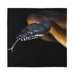 Leiopython Snake Print Silk Bandana