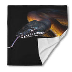 Leiopython Snake Print Silk Bandana