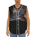 Leiopython Snake Print Sleeveless Baseball Jersey