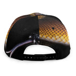 Leiopython Snake Print Snapback Cap