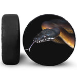 Leiopython Snake Print Tire Cover
