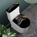 Leiopython Snake Print Toilet Lid And Tank Cover Set