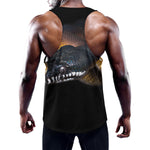 Leiopython Snake Print Training Tank Top