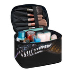 Leiopython Snake Print Travel Makeup Bag