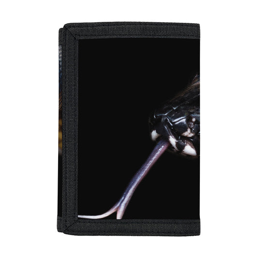 Leiopython Snake Print Trifold Wallet