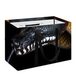 Leiopython Snake Print Utility Tote Bag