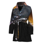 Leiopython Snake Print Women's Bathrobe