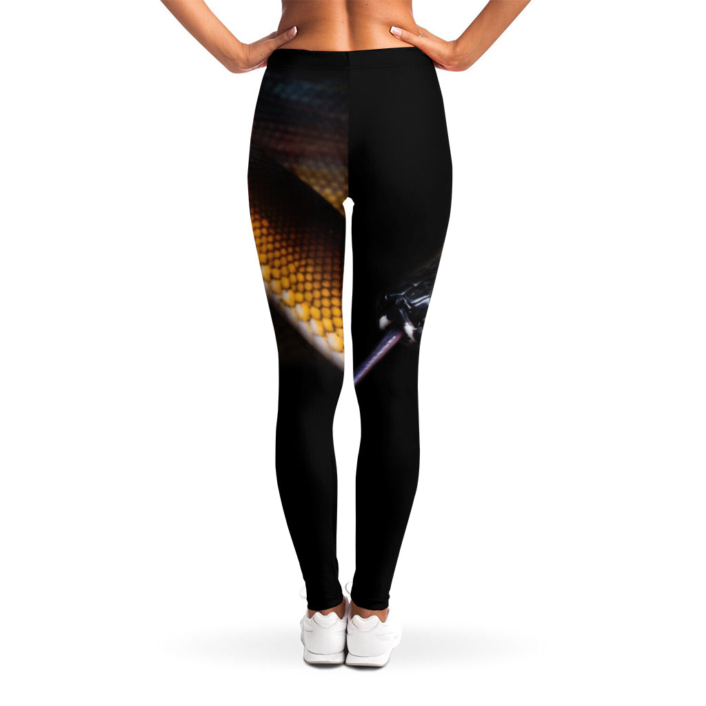 Leiopython Snake Print Women's Leggings