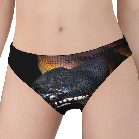 Leiopython Snake Print Women's Panties