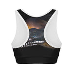 Leiopython Snake Print Women's Sports Bra