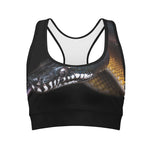 Leiopython Snake Print Women's Sports Bra
