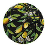 Lemon And Flower Pattern Print Basketball