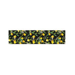 Lemon And Flower Pattern Print Bed Runner