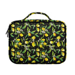 Lemon And Flower Pattern Print Briefcase Bible Bag