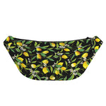 Lemon And Flower Pattern Print Fanny Pack