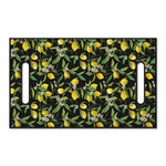 Lemon And Flower Pattern Print Golf Cart Seat Cover