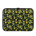 Lemon And Flower Pattern Print Laptop Sleeve