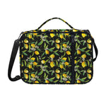Lemon And Flower Pattern Print Shoulder Strap Bible Bag