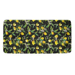 Lemon And Flower Pattern Print Towel