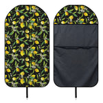 Lemon And Flower Pattern Print Waterproof Car Seat Cover