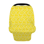 Lemon Slices Pattern Print Baby Seat Cover