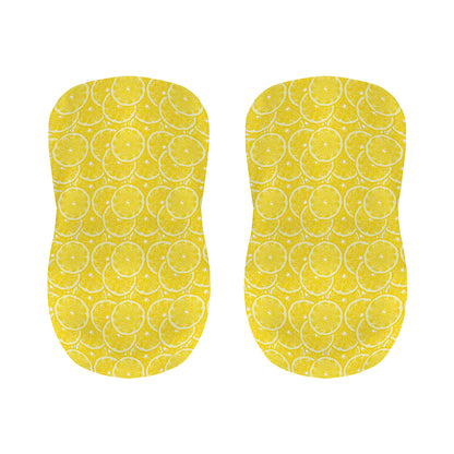 Lemon Slices Pattern Print Bar Stool Covers