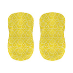 Lemon Slices Pattern Print Bar Stool Covers