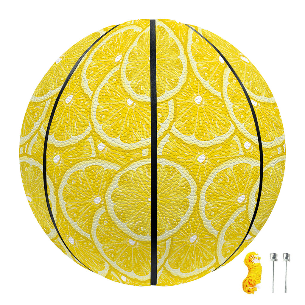 Lemon Slices Pattern Print Basketball