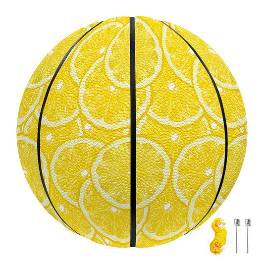 Lemon Slices Pattern Print Basketball